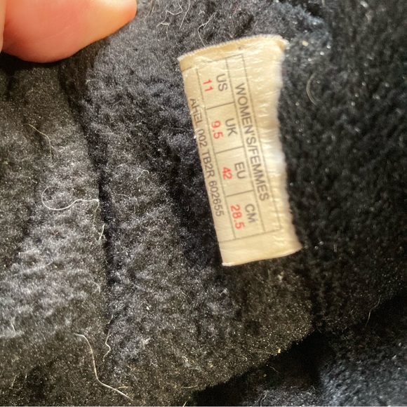 North Face Ahel Slip On Boots Black Fleece and Nylon Size 11 - Picture 7 of 11